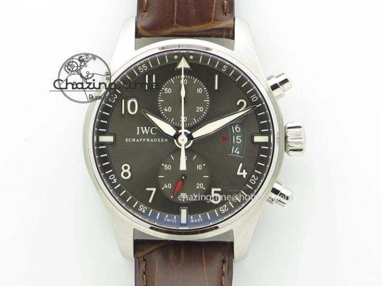 MIROTIME 1226 Portofino 37mm RG V7F 1:1 Best Edition Gray Dial on Deep Brown Leather Strap A SunProtective 7090
